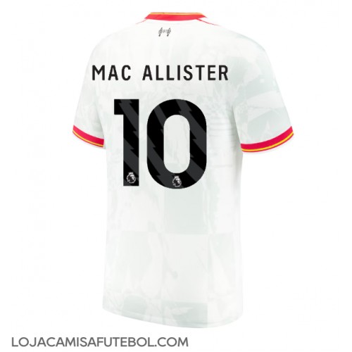 Camisa de Futebol Liverpool Alexis Mac Allister #10 Equipamento Alternativo 2024-25 Manga Curta